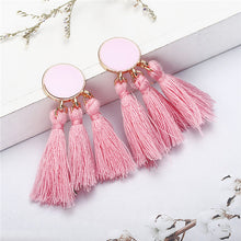 Load image into Gallery viewer, Round Drop Earrings