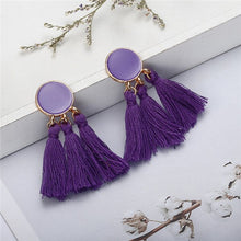 Load image into Gallery viewer, Round Drop Earrings