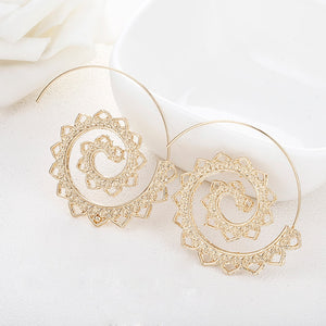 Big Swirl Hoop earrings
